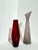 Mid-Century Modern Glass Art Vase in Ruby Red, Germany, 1950s For Sale - Image 9 of 13