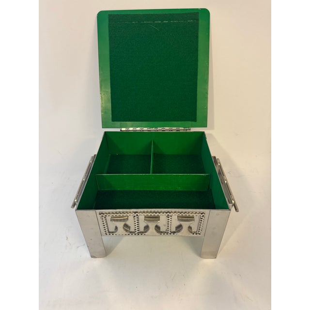 Metal Stainless Steel Folk Art Box by Stanley Szwarc 1999 For Sale - Image 7 of 9