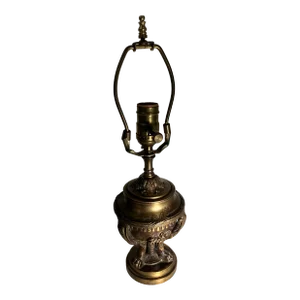 1940s French Empire Style Bronze Lamp