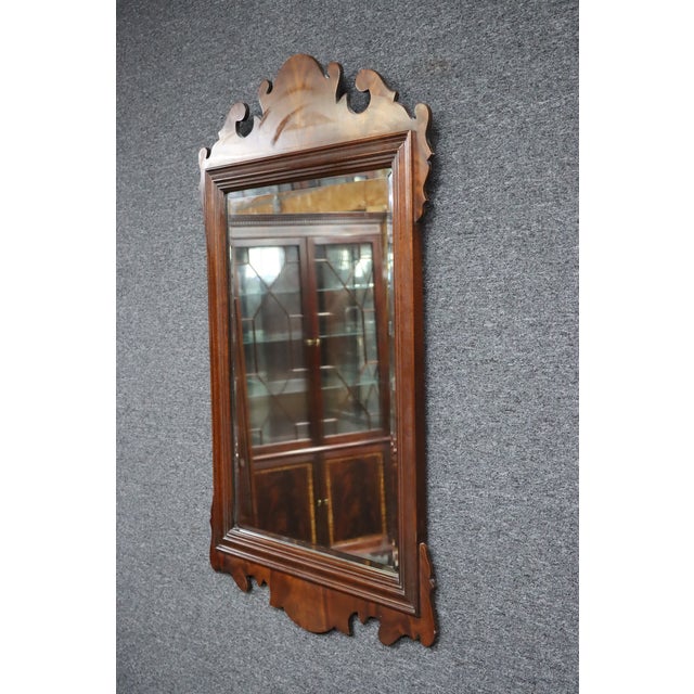 Councill Craftsmen Mahogany Wall Mirror For Sale In Philadelphia - Image 6 of 9