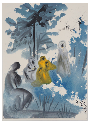 Salvador Dali, Biblia Sacra: The Family, 1960s, Lithograph
