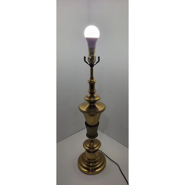 1960s Hollywood Regency Brass Westwood Lamp For Sale - Image 12 of 13