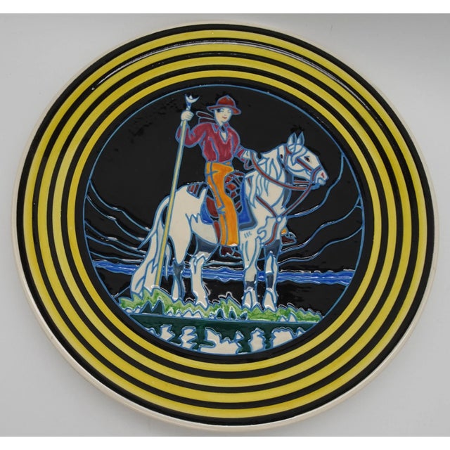 Art Deco 574 Plate Number by Jules Henriot Quimper for Etienne Laget, 1930s For Sale - Image 10 of 10
