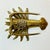 Metal 1960s Vintage Coastal Hollywood Regency Boho Chic Brass Lobster Box For Sale - Image 7 of 14
