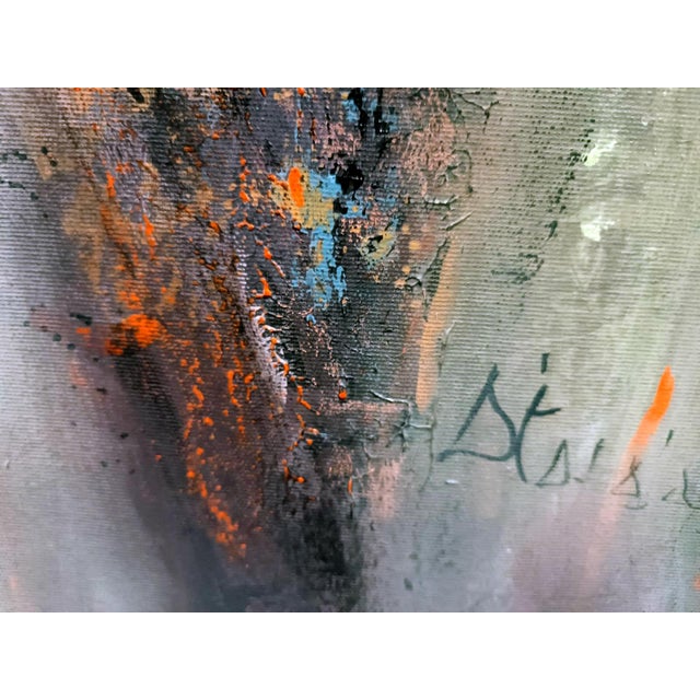 Early 21st Century Ovidiu Kloska, Floral Singularity, 1977, Acrylic on Canvas For Sale - Image 5 of 8