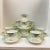 1940s English Tea Cups and Saucers by Royal Standard Bone China Made in England - Set of 11 For Sale - Image 5 of 12