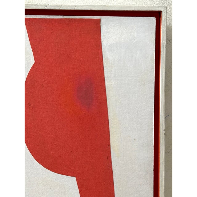1966 Gwen Stone “C-3” California Modernist Mixed-Media Collage Painting For Sale - Image 9 of 17