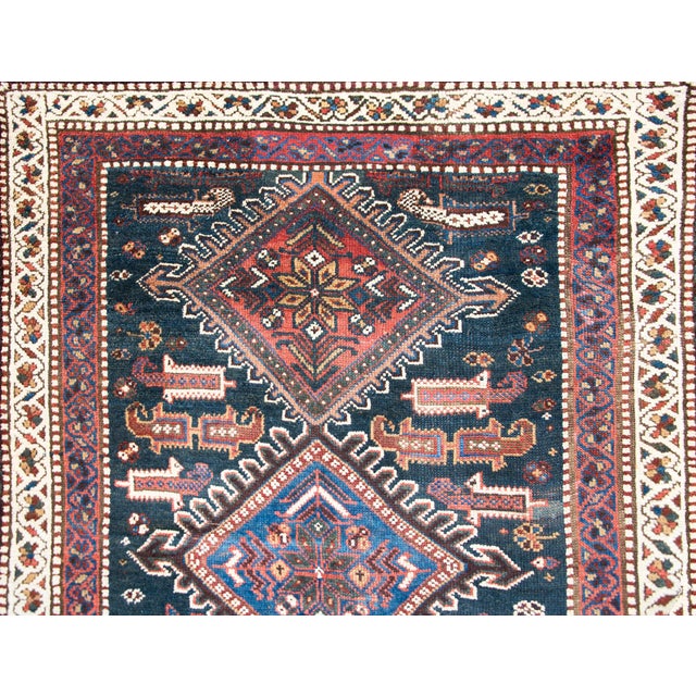 Early 20th Century Persian Qashqai Runner For Sale - Image 14 of 14