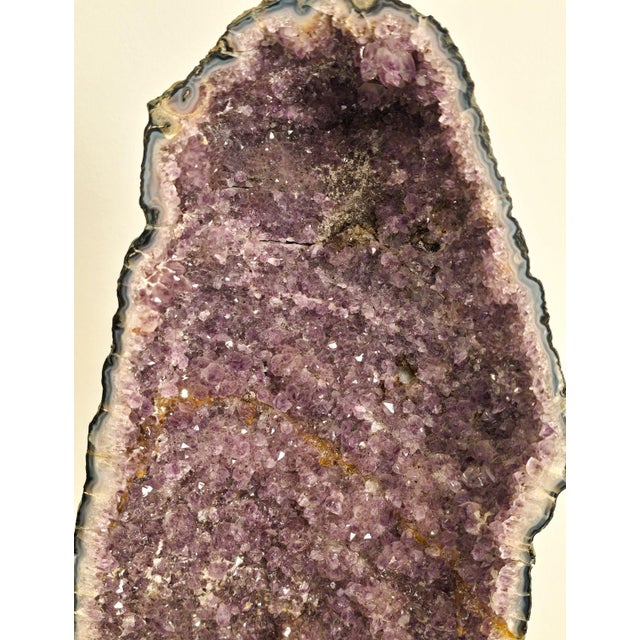 Amethyst Cathedral Geode (Restored) For Sale - Image 4 of 9