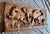 Hand-Carved Wall Panel Horses in Maple Wood from G. Passens, 1970s, in Very Good conditions. Designed 1970 to 1979 This...