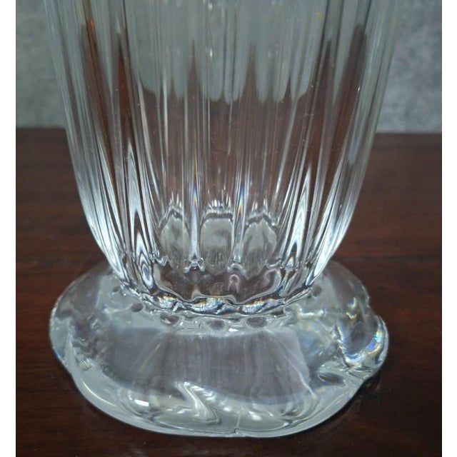 Crystal Vase from Daum, France For Sale - Image 4 of 7