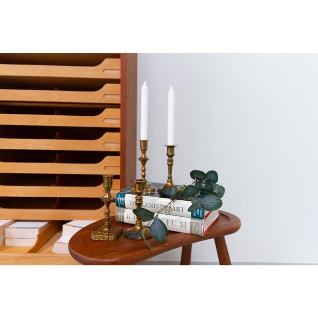 Vintage Danish Malm Candleholders, 1950s, Set of 4 For Sale - Image 15 of 18