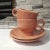 1950s Fiesta Ware Rose Tea Cup & Saucer Set by Homer Laughlin Pottery- 4 Pieces For Sale - Image 13 of 13