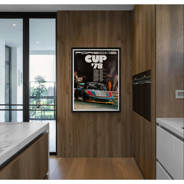 The Piece This original 1978 Porsche Cup poster, designed by Werbeagentur Strenger, celebrates the iconic motorsport...