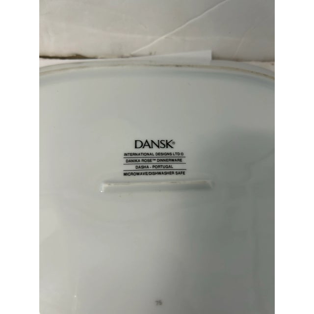 Dansk 1980s Dansk Danika Ceramic Oval Tray For Sale - Image 4 of 5