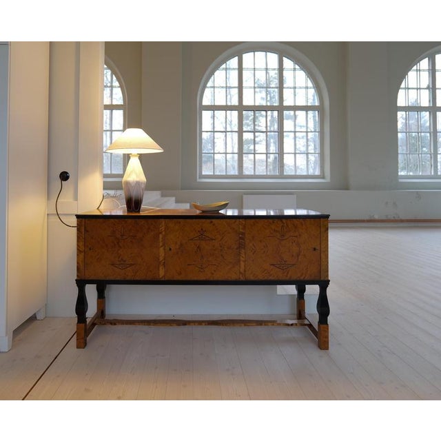 Ceramic Art Nouveau Ceramic Table Lamp from Rörstrand Sweden, 1900s For Sale - Image 7 of 16