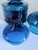 Blue Vintage Blue Glass Lidded Jars by Bertil Vallien for Boda, 1960s, Set of 2 For Sale - Image 8 of 18