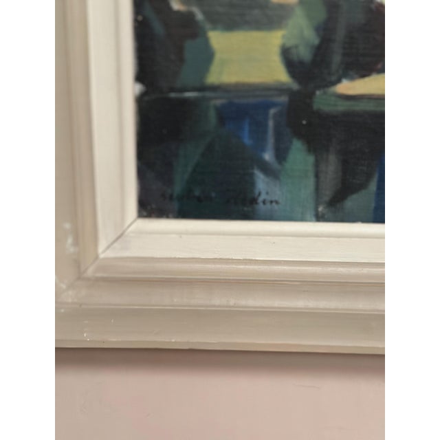 Ruben Hedin, Landscape with Huts, 1960s, Oil on Panel, Framed For Sale - Image 7 of 15