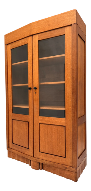 Art Deco Amsterdam School Bookcase by Hildo Krop for Gebroeders Monsieur, 1920s