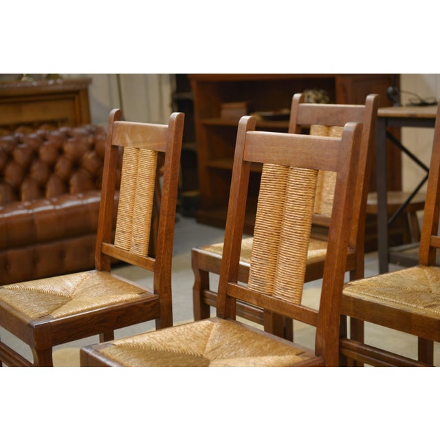 Vintage Brutalist Chairs, 1950s, Set of 6 For Sale - Image 6 of 14
