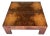 70s/80s Burl Wood Coffee Table, Sculptural Modernist Style of Milo Baughman, Vintage, McM, Postmodern For Sale