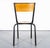 French Stacking 510 Dining Chair with Black Frame from Mullca, 1960s For Sale - Image 10 of 11