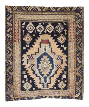 Vintage Mid Century Caucasian Rug