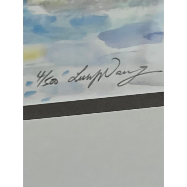 Signed Lucy Wang Certificate of Authenticity Limited Edition "Spanish Village" Giclee Print For Sale In Washington DC - Image 6 of 8