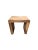 Contemporary Sculptural Teak Wood Stool For Sale - Image 3 of 7