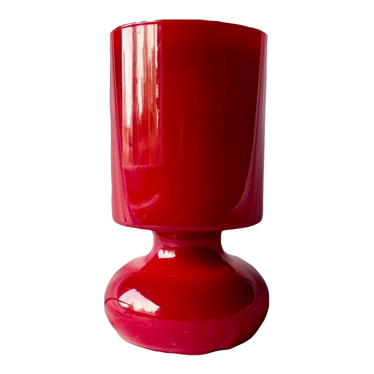 1990s Ikea “Lykta” Table Lamp, Red | Chairish
