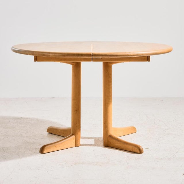 Alder Wood Dining Table from Vamdrup Stolefabrik, 1960s For Sale - Image 13 of 13