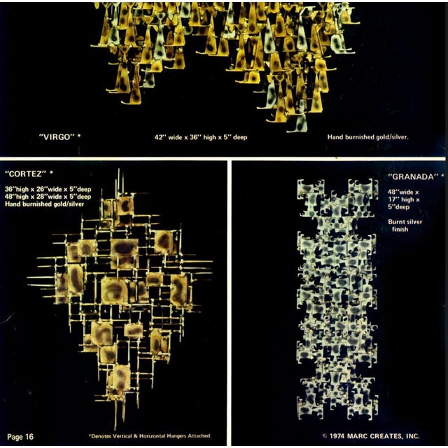 Mark Weinstein Multidimensional Brutalist Metal Wall Sculpture For Sale - Image 12 of 12