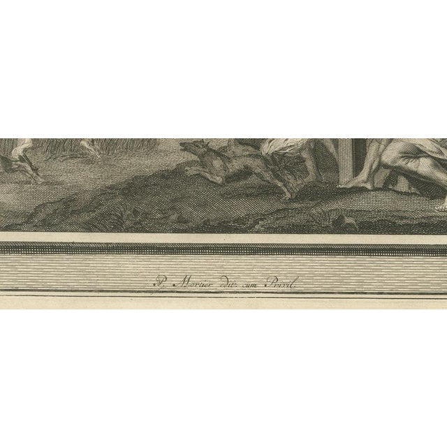 18th Century Pieter Mortier, Samson Kills the Lion and Burns the Philistines' Corn, 1700, Engraving For Sale - Image 5 of 12