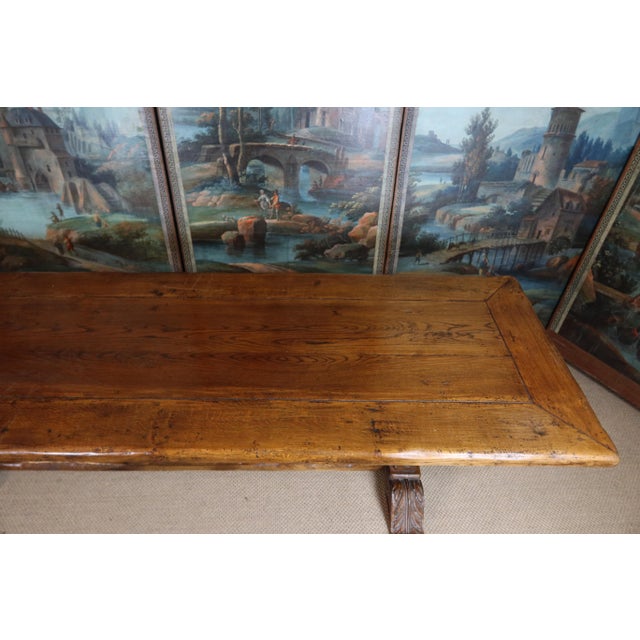 Oak Dining Table, 1940s For Sale - Image 4 of 13