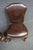 Late 20th Century Pair of Theodore Alexander Leather Upholstered Cherry Side Chairs For Sale - Image 5 of 15