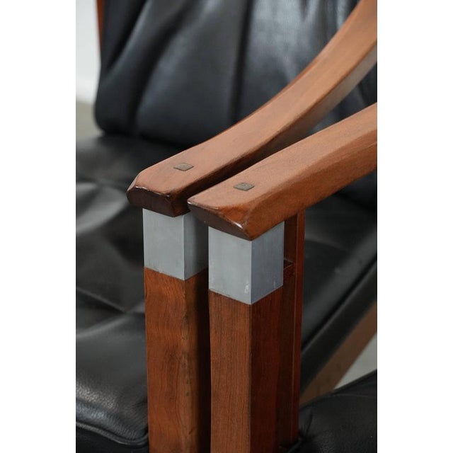 Art Deco Decoforma Series Dining Armchairs in Black Leather from Schuitema, Set of 4 For Sale - Image 18 of 18