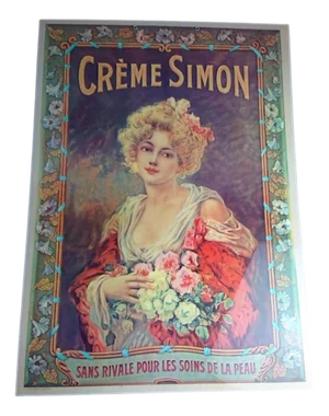 Simon Cream Advertising Poster, 1950s