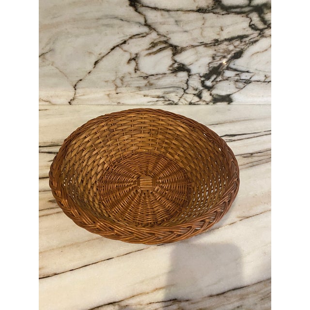 French Wicker Bread Basket Chairish