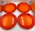 Le Creuset Stoneware Vancouver Flame Orange 4pc Dinner Plates Set 10.5" For Sale In Palm Springs - Image 6 of 8