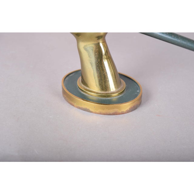 Bronze Fist Wall Sconce with Amber Glass Shade in the style of Maison Jansen, 1950s For Sale - Image 3 of 9