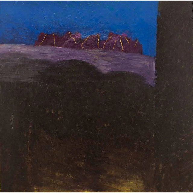 In this painting the artist Larry Abramson depicts an abstract landscape with a high degree of simplification, taking...