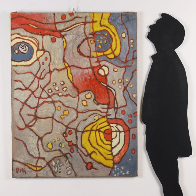 Oil on canvas. Signed lower left. The painting belongs to ORAZI's production from 1970 to 1977. In this phase the artist...