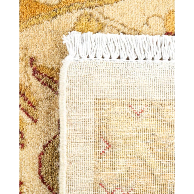 1990s Vintage Moroccan Hand Knotted Wool Area Rug, Ivory - 6'1" X 9'3" For Sale - Image 5 of 9