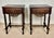 Wood Pair of Spanish Barley Twist Nightstands, 1940s For Sale - Image 7 of 14