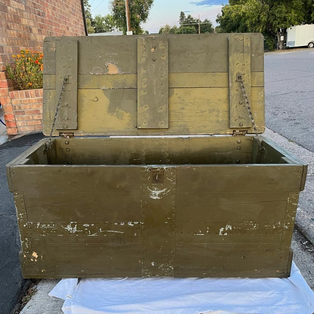 Early 20th Century u.s. Army Engineer’s Tool Chest Circa Early 1900s For Sale - Image 5 of 12