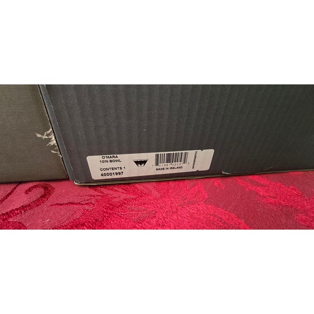 Vintage Waterford Crystal Set With Original Boxes & Labels - O'Mara 10" Bowl, Waterville Pitcher & Footed Bowls For Sale - Image 14 of 15