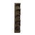 2020s Geometric Mid Century Mahogany Open Bookcase - Medium Finish For Sale - Image 5 of 6