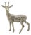 Vintage Italian Handmade Silver 800 Deer Fawn Figurine, 1970s For Sale