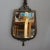 Vintage Italian Brass Mirror with Leather Rope, 1950s For Sale - Image 6 of 8