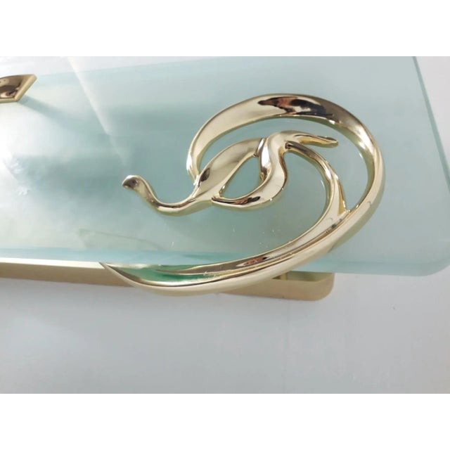 Transparent Mid 20th Century Art Deco Beveled Sconce by Fratelli Martini For Sale - Image 8 of 13